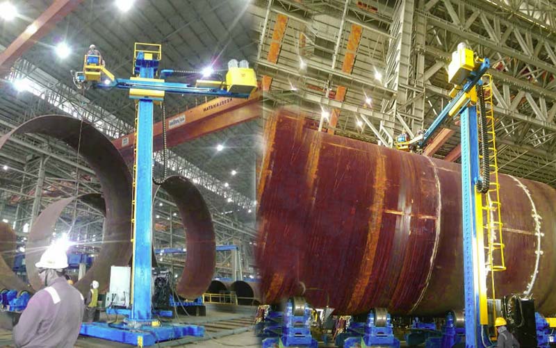 Boom and Column welding WM for wind power equipment